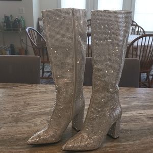 Rhinestone Women's Boots